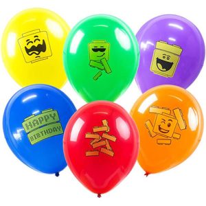 Building Block Party Balloons Wholesale