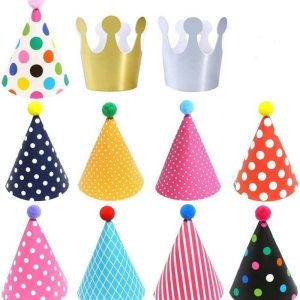 10 pcs birthday party hats