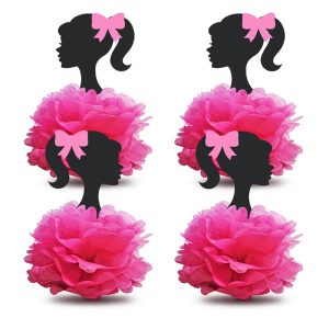 4pcs pompom flowers