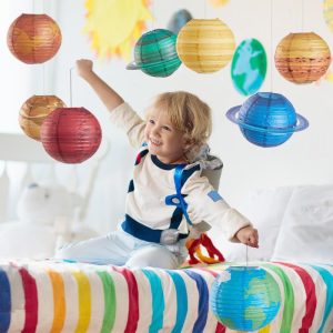 8PC Solar system lanterns decorations