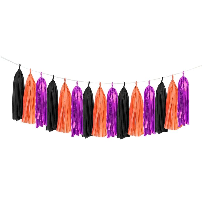 20 Pcs Tissue Paper Tassels Garland Banner For Party Birthday Wedding Decoration Sunbeauty