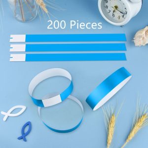 Blue Paper wristband party decorations