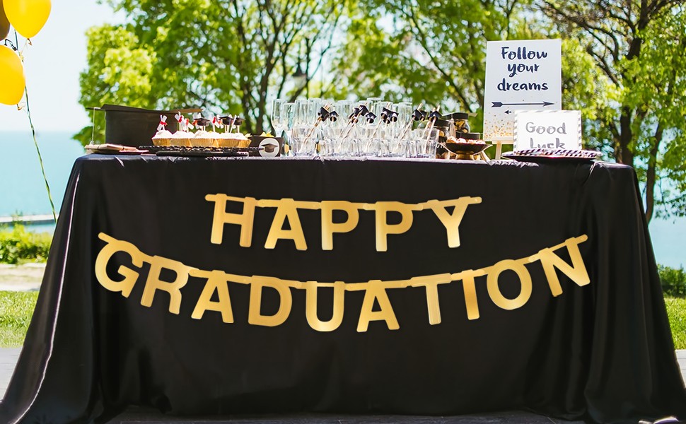 Customizable HAPPY GRADUATION Banner