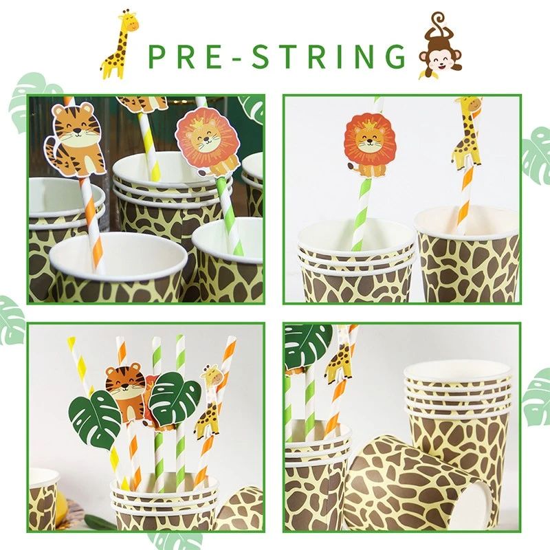 Jungle Themed paper decor