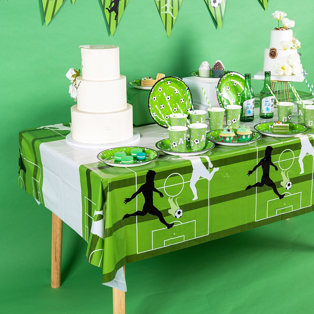 Soccer Themed Tablecloth