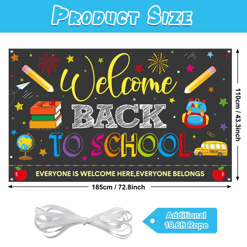 back to school backdrop size