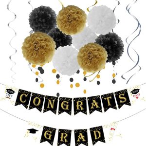 graduation party pompom flowers sets bulk