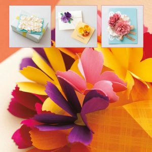 greeting card 3D flowers