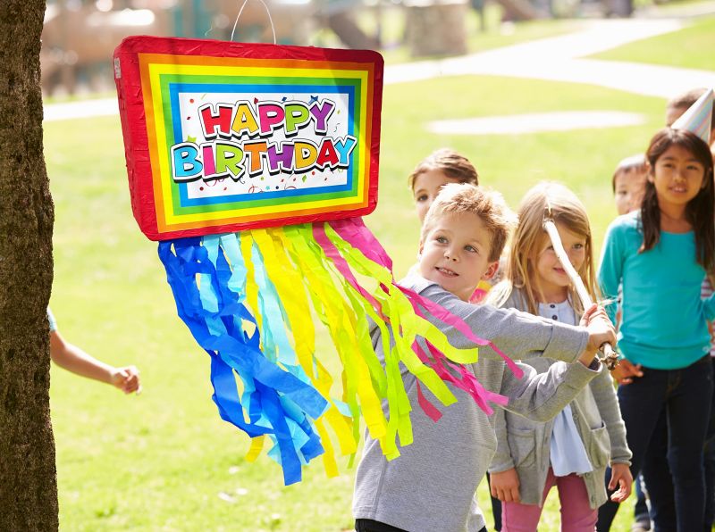 happy birthday party pinatas