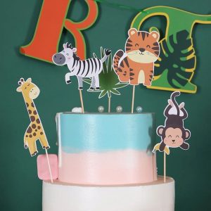 jungle cake toppers