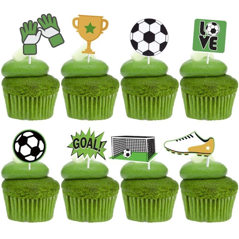 soccer cake toppers