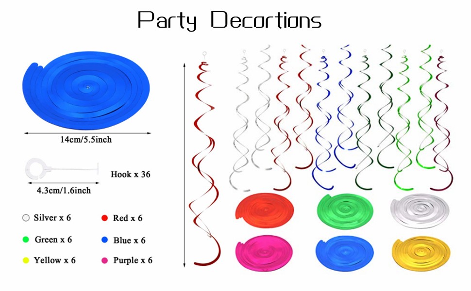 Color and Details of PVC Swirls