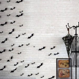 DIY Halloween Party Supplies PVC 3D Bats Wall Stickers