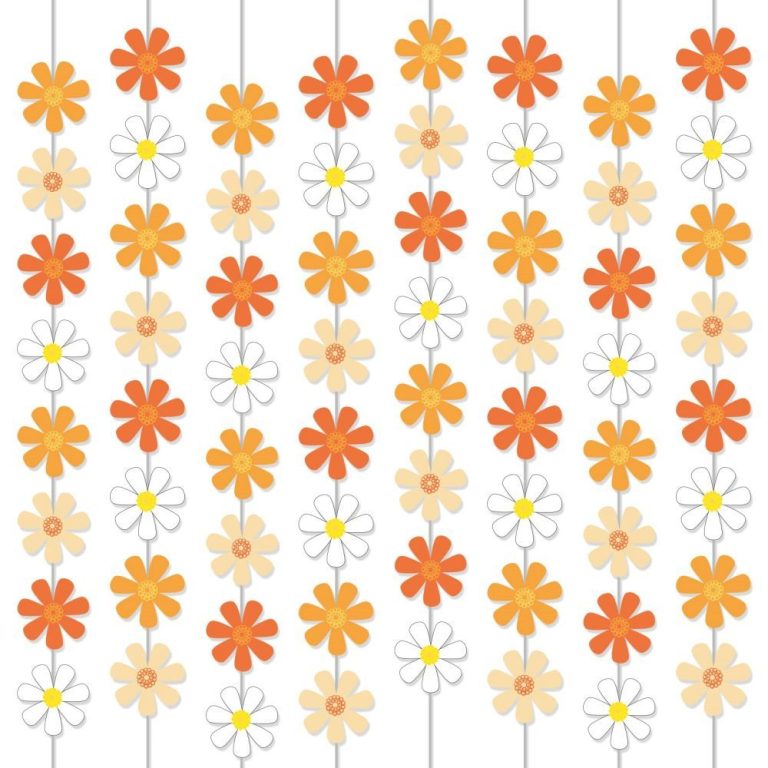 Daisy Groovy Boho Party Hanging Banners