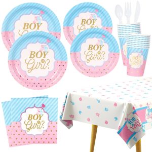 Gender Reveal Party Supplies Set