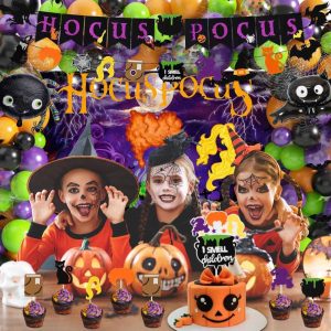 Halloween Hocus Pocus Party Decorations Pack for Kids