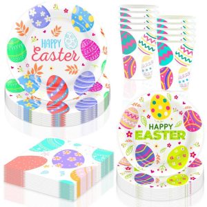 Happy Easter Decorations Party Supplies Set