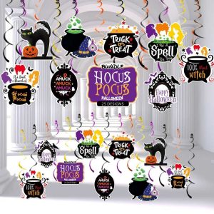 Hocus Pocus Party Hanging Swirl