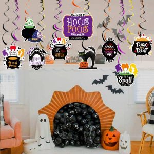 Hocus Pocus Party Hanging Swirl Decorations