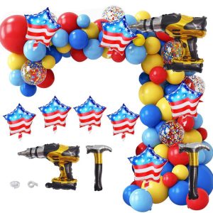 Labor Day Balloons Garland Arch Kit