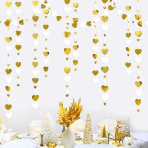 Love Heart Streamer Banner for Anniversary Decorations