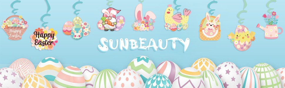 SUNBEAUTY Easter party swirls