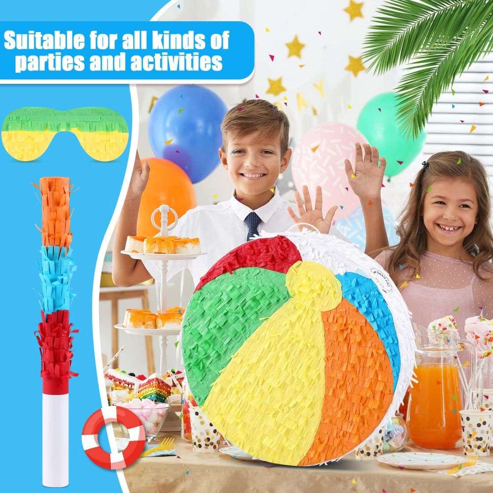 Small Beach Ball Pinata suitable for kids parties