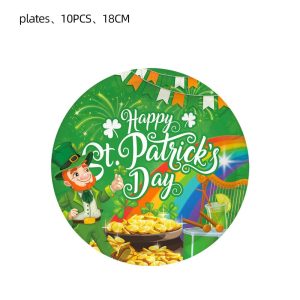 St. Patrick's Day Themed Party paper plates