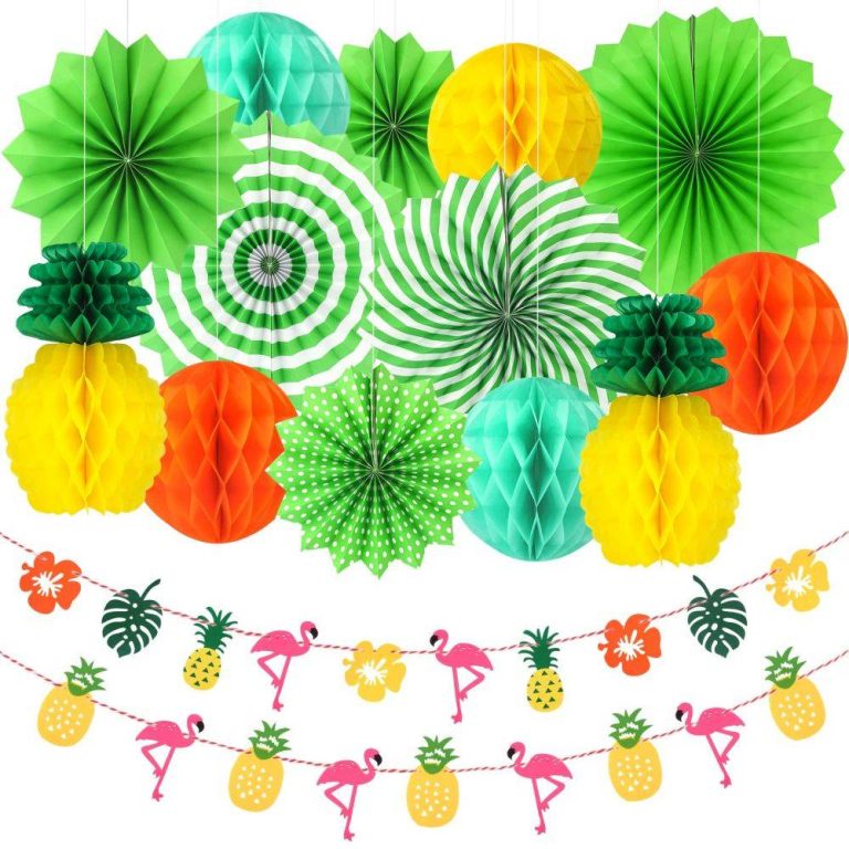 Summer Hawaiian Party Decorations Set