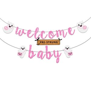 Welcome Baby Halloween Nightmare Party Banner