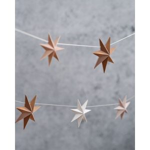 3D Stars Paper Bunting Paper Star Garlands