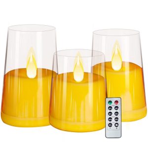 Acrylic Plexiglass Flameless LED Candles