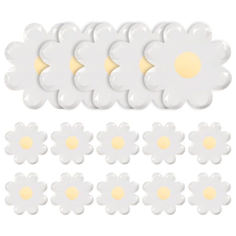 Daisy Paper Plates for Party