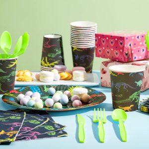 Dinosaur 24 Serves Dinosaur Disposable Tableware Set