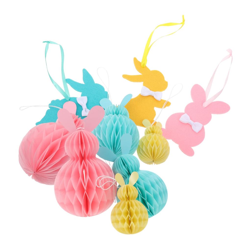 Easter Bunny Honeycomb Decorations