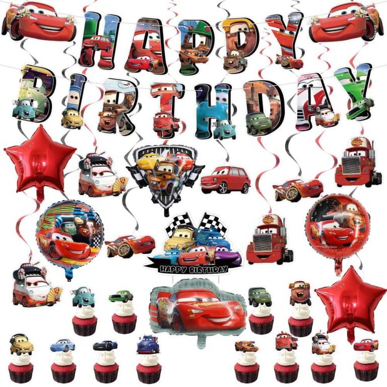 Lightning Racing Birthday Decorations