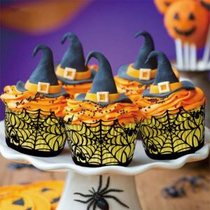 spider shape cupcake liner