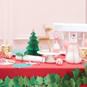 Christmas Honeycomb Decorations Paper Christmas Table Centerpieces