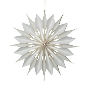 Sunbeauty Decorative Star Paper Craft Decoration White