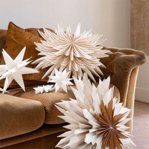 white brown Marta advent star