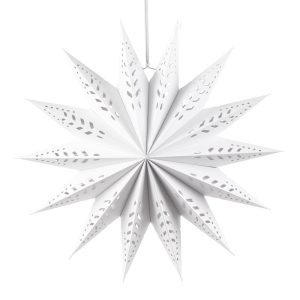 Customized Large Paper Christmas Star Hanging Display Window Decorations