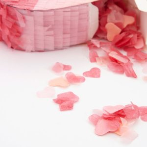 Ombré Heart Confetti Piñata Favors