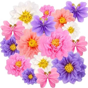 Paper Pom Poms Tissue Flowers Butterflies Tissue Paper Flowers