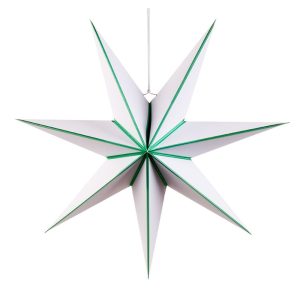 Personalized Green Edge Star Christmas Decorations Wholesale Manufacturer