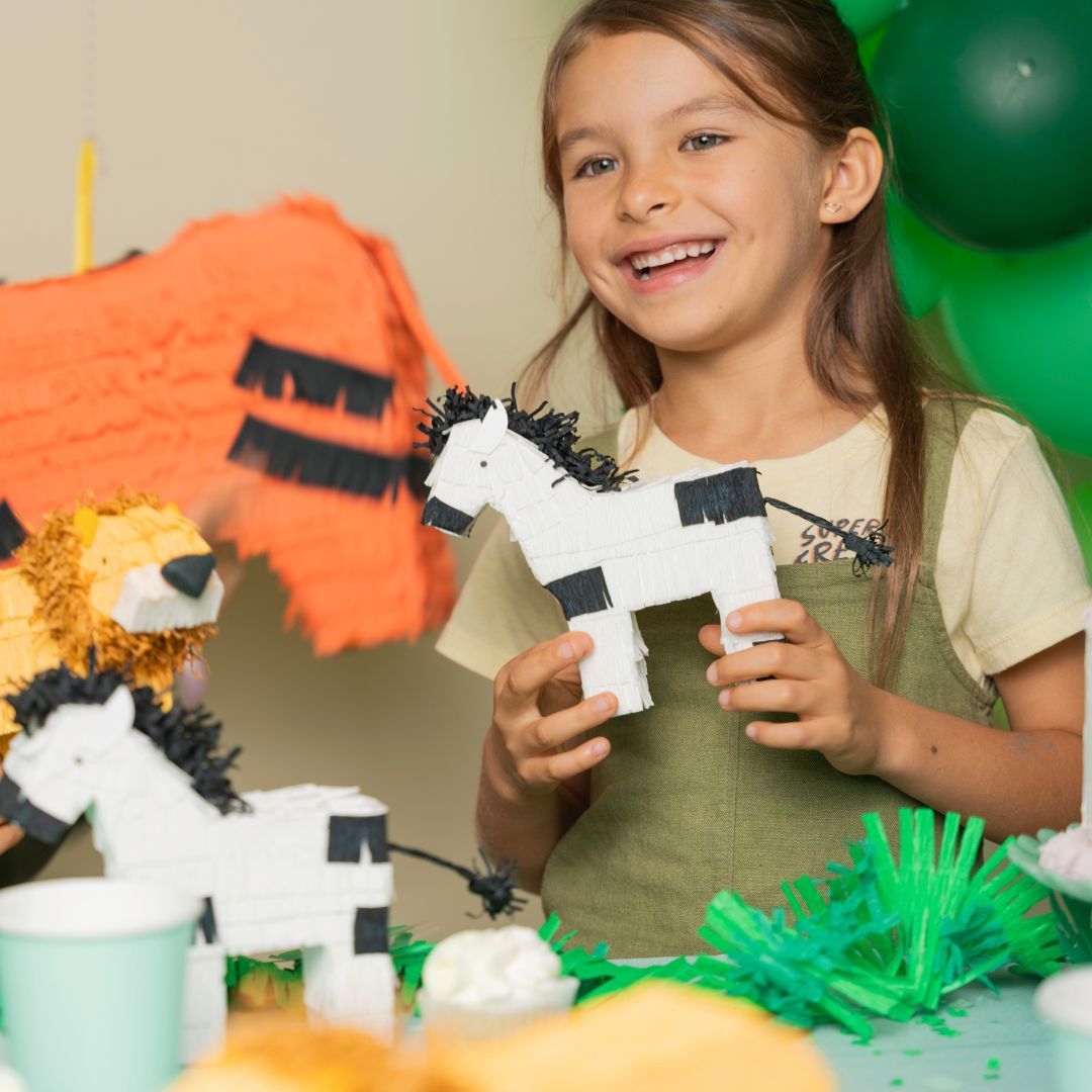 animal themed pinatas for kids birthday