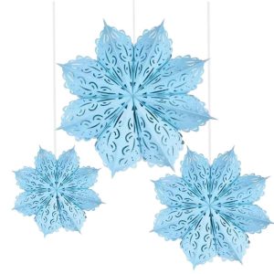 blue paper star lanterns 2