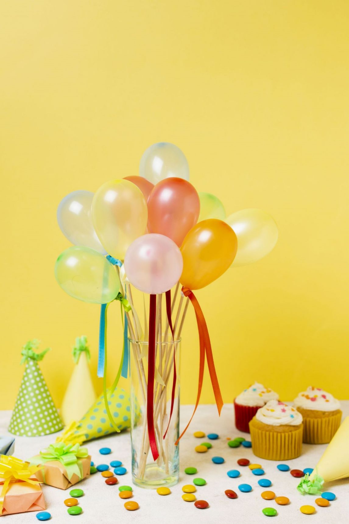 colorful balloons table Colorful Balloons (Starting from $0.01)