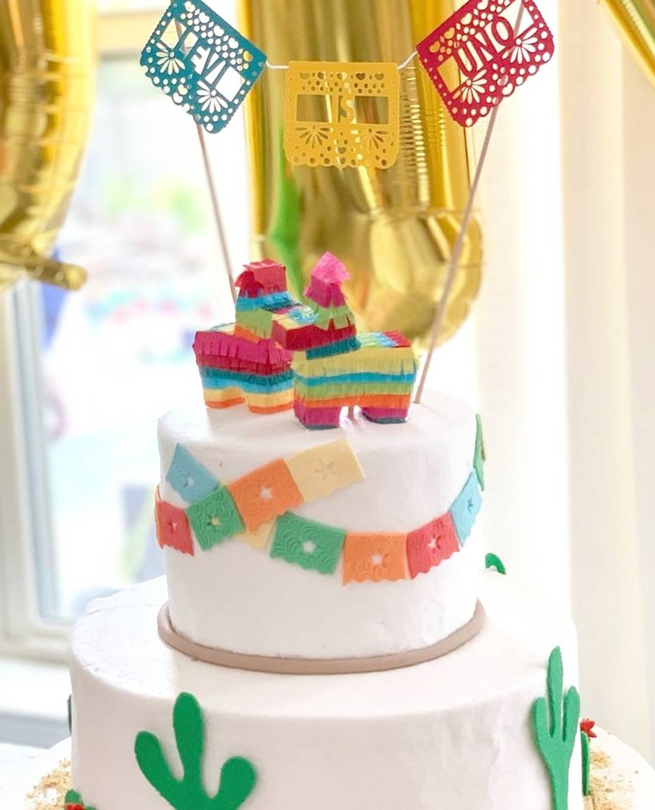 mini pinata cake toppers