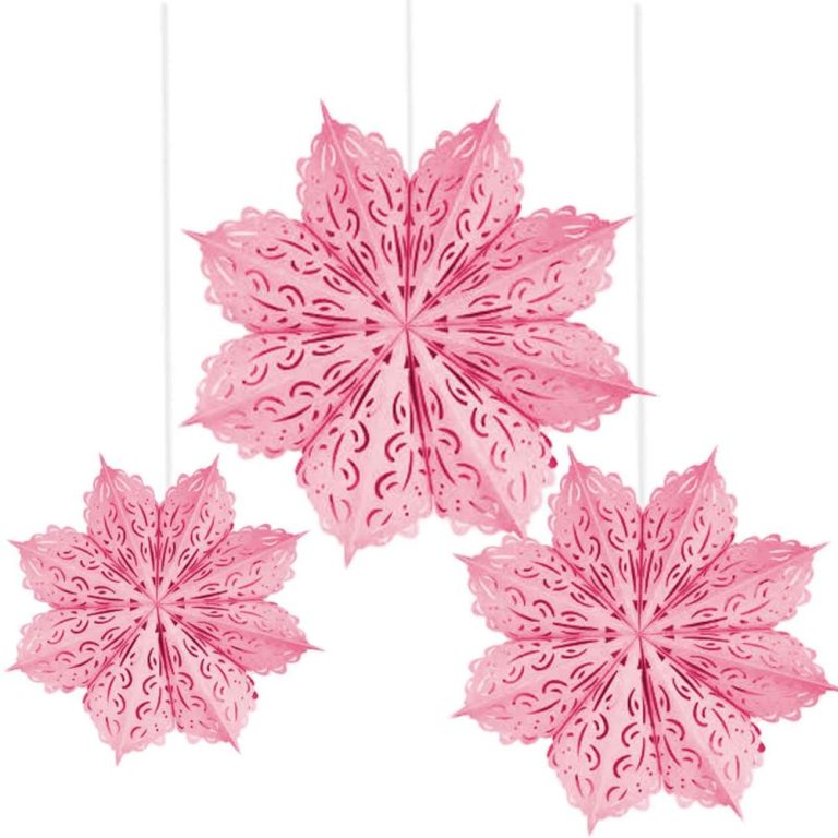 pink Lampshade Hanging Decor 2