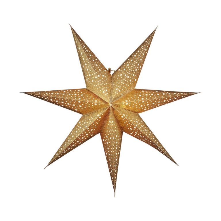 Customized Paper Star Without Lighting Ø 60 cm Gold